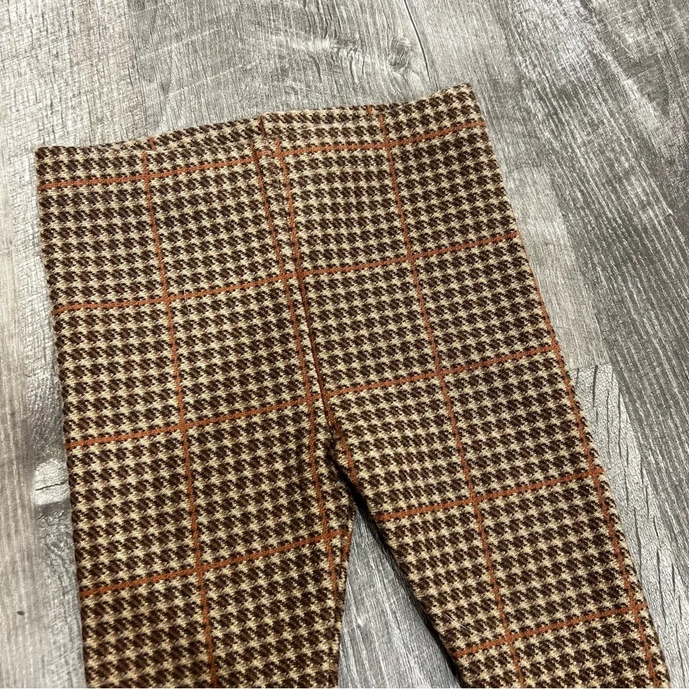 Ralph Lauren Orange Plaid Dress & Leggings Set